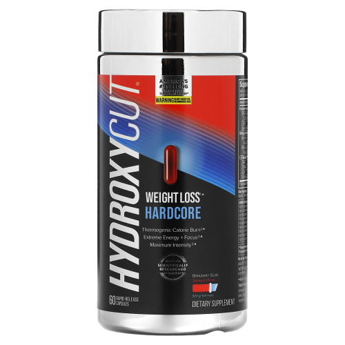 Hydroxycut, Hardcore, 60 капсул с быстрым высвобождением фото 3