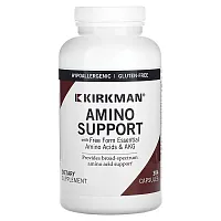 Kirkman Labs, Amino Support with Free Form Essential Amino Acids &amp; AKG, 304 Capsules