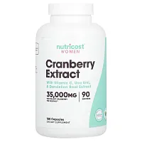 Nutricost, Women, Cranberry Extract, 35,000 mg , 180 Capsules (17,050 mg per Capsule)