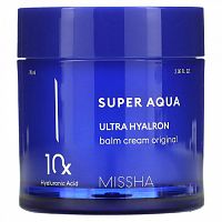 Missha, Super Aqua, Ultra Hyalron, увлажняющий крем-бальзам, оригинальная формула, 70 мл (2,36 жидк. унции)