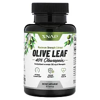 Snap Supplements, Olive Leaf, Maximum Strength, 60 Capsules