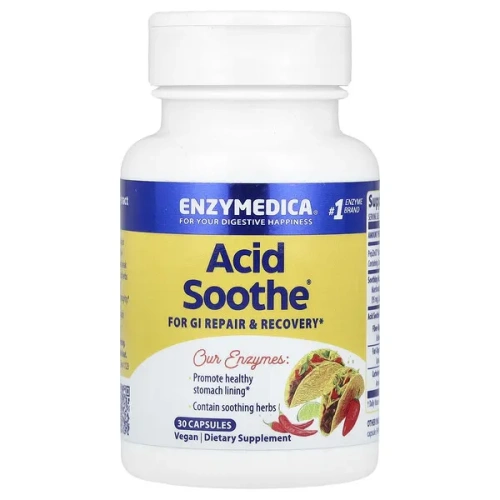 Enzymedica, Acid Soothe, 30 Capsules