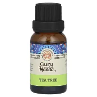 GuruNanda, 100% Pure &amp; Natural Essential Oil, Tea Tree, 0.5 fl oz (15 ml)