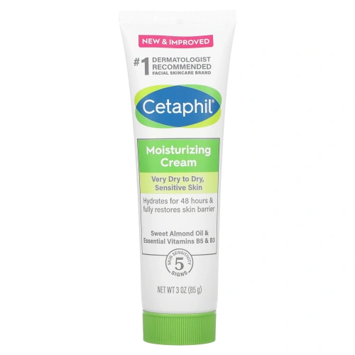 Cetaphil, Увлажняющий крем, без отдушек, 85 г (3 унции)