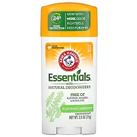 Arm & Hammer, Essentials, дезодорант с натуральными дезодорирующими компонентами, розмарин и лаванда, 71 г (2,5 унции)