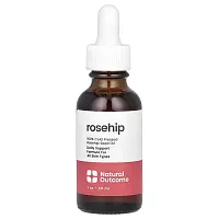 Natural Outcome, 100% Cold Pressed Rosehip Seed Oil, 1 oz (30 ml)