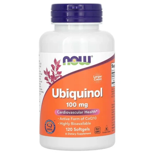 NOW Foods, Ubiquinol, 100 mg, 120 Softgels