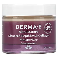 DERMA E, Advanced Peptides &amp; Flora-Collagen Moisturizer, 2 oz (56 g)