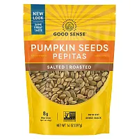 Good Sense, Pumpkin Seeds Pepitas, Salted &amp; Roasted, 14 oz (397 g)