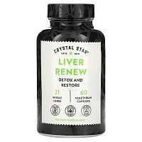 Crystal Star, Liver Renew, 60 Vegetarian Capsules