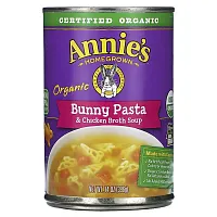 Annie&#x27;s Homegrown, Organic Bunny Pasta &amp; Chicken Broth Soup, 14 oz (396 g)