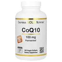 California Gold Nutrition, CoQ10, 100 mg, 360 Veggie Softgels