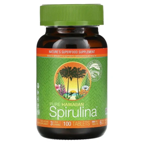 Nutrex Hawaii, Pure Hawaiian Spirulina, 500 mg, 100 Tablets