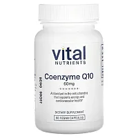 Vital Nutrients, Coenzyme Q10, 60 mg, 60 Vegan Capsules