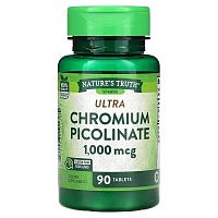 Nature&#x27;s Truth, Ultra Chromium Picolinate, 1,000 mcg, 90 Tablets