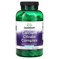 Swanson, Calcium Citrate Complex, 250 mg, 300 Capsules