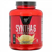 BSN, Syntha-6, протеиновая матрица премиального качества, со вкусом ванильного мороженого, 2,27 кг (5 фунтов)