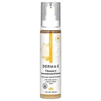 DERMA E, Vitamin C Concentrated Serum, Hyaluronic Acid Probiotics, 2 fl oz (60 ml)