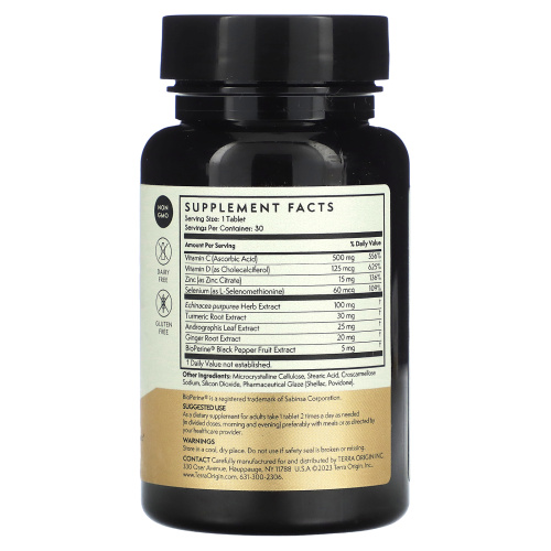 Terra Origin, Healthy Immunity Boost, 30 таблеток фото 2