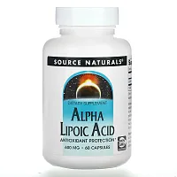 Source Naturals, Alpha Lipoic Acid, 600 mg, 60 Capsules