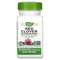 Nature&#x27;s Way, Red Clover Blossom/Herb, 800 mg, 100 Vegan Capsules (400 mg per Capsule)