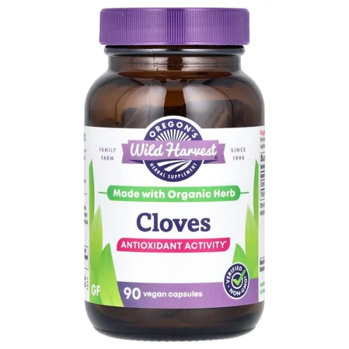 Oregon&#x27;s Wild Harvest, Cloves, 90 Vegan Capsules