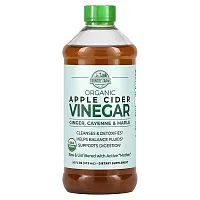 Country Farms, Organic Apple Cider Vinegar with Ginger, Cayenne &amp; Maple, 16 fl oz (473 ml)