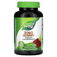 Nature&#x27;s Way, Zinc Gummies, Mixed Berry , 11 mg, 120 Gummies