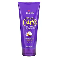 Aussie, Miracle Curls, Frizz Taming Cream, Coconut & Australian Jojoba Oil, 6.8 oz (193 g)