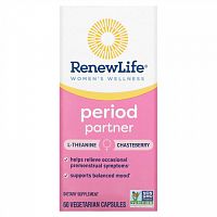 Renew Life, Women's Wellness, Period Partner, 60 Vegetarian Capsules