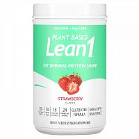 Lean1, Plant Based Fat Burning Protein Shake, Strawberry , 1.75 lbs (795 g)