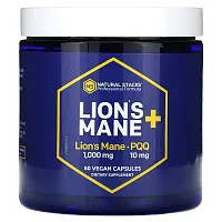 Natural Stacks, Lions Mane+ PQQ, 60 Vegan Capsules