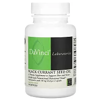 DaVinci Laboratories of Vermont, Black Currant Seed Oil, 90 Softgels