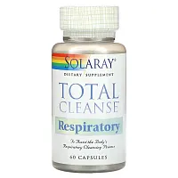 Solaray, Total Clean, Respiratory, 60 Capsules