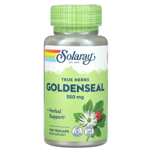 Solaray, True Herbs, Goldenseal, 550 mg, 100 VegCaps