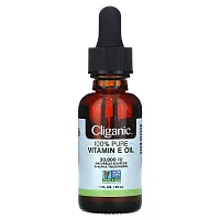 Cliganic, 100% Pure & Natural Vitamin E Oil, 30,000 IU, 1 fl oz (30 ml)