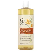 Dr. Jacobs Naturals, Plant-Based Pure Castile All-In-1 Soap, Almond Oil, 32 oz (946 ml)