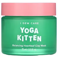 I Dew Care, Yoga Kitten, Balancing Heartleaf Clay Beauty Mask,  2.53 fl oz (75 ml)