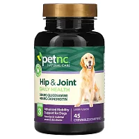 petnc NATURAL CARE, Hip &amp; Joint, Level 3, Liver, 45 Chewables