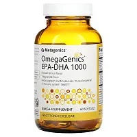 Metagenics, OmegaGenics EPA-DHA 1000, Natural Lemon, 60 Softgels