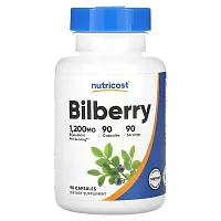 Nutricost, Bilberry, 1,200 mg, 90 Capsules