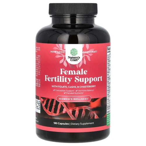 Nature&#x27;s Craft, Female Fertility Support, 180 Capsules