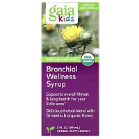 Gaia Herbs, Kids, Bronchial Wellness Syrup , 3 fl oz (89 ml)