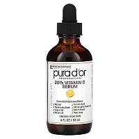 Pura D&#x27;or, 20% Vitamin C Serum, 4 fl oz (118 ml)