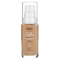 L&#x27;Oréal, True Match, Super-Blendable Foundation, C4 Cool Light Medium, 1 fl oz (30 ml)