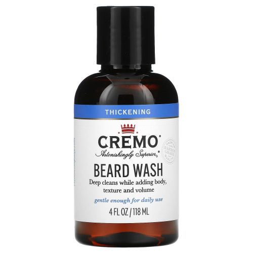 Cremo, Beard Wash, Thickening, 4 fl oz (118 ml)