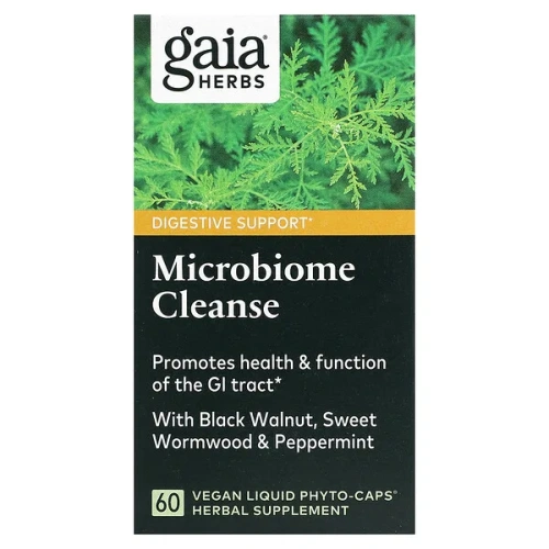 Gaia Herbs, Microbiome Cleanse, 60 Vegan Liquid Phyto-Caps