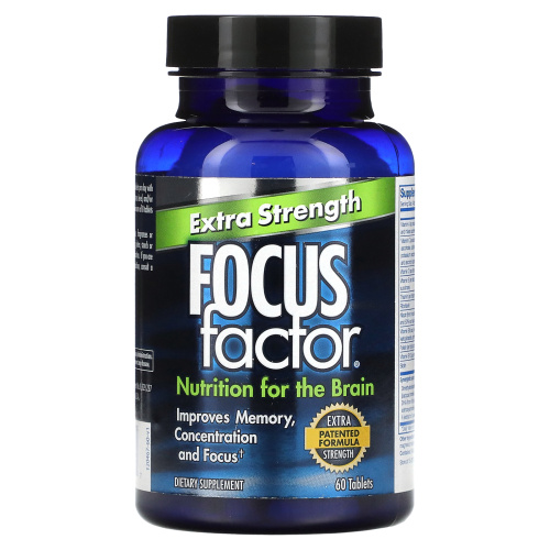 Focus Factor, Extra Strength, 60 таблеток фото 3