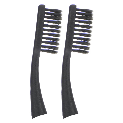 Hello, Replacement Brush Heads, Soft, Black, 2 Pack фото 4