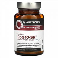 Quality of Life Labs, CoQ10-SR, 30 VegiCaps